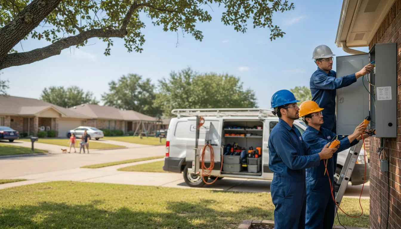 Certified electrician providing emergency electrical services in Le Raysville, PA